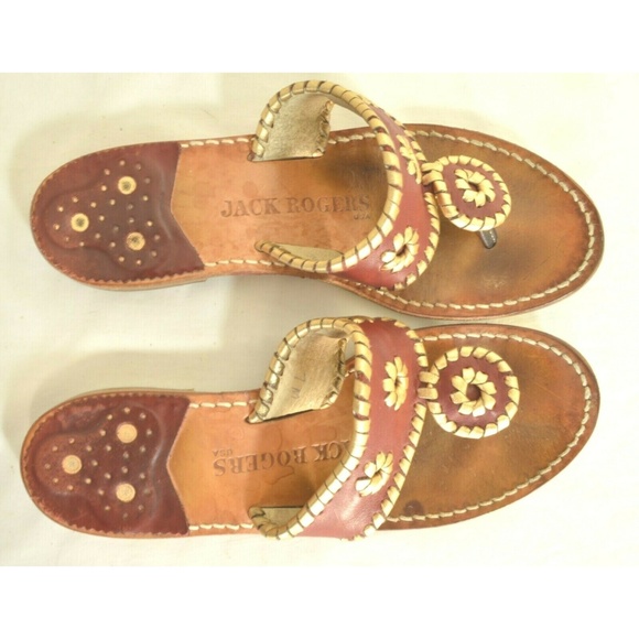 Jack Rogers Shoes - Jack Rogers sandals SZ 7 wine brown Palm beach Nav Jack Rogers Shoes - Jack Rogers sandals SZ 7 wine brown Palm beach Nav